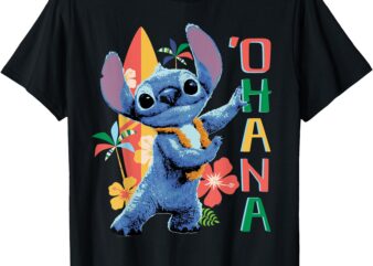 Disney Lilo & Stitch Live-Action Movie ‘Ohana Hula Beach T-Shirt
