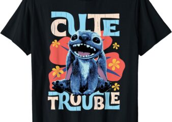 Disney Lilo & Stitch Live-Action Movie _Cute Trouble_ Stitch T-Shirt