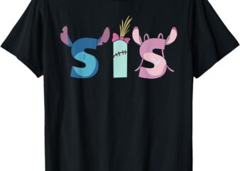 Disney Lilo & Stitch _Sis_ Sister Birthday Gift Family Trip T-Shirt
