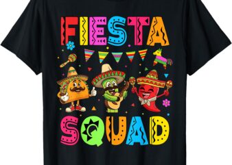 Fiesta squad cinco de mayo let's fiesta mexican men women t-shirt