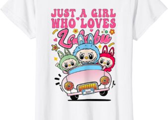 Funny Labubu just a girl who loves Labubu The Monsters Women T-Shirt