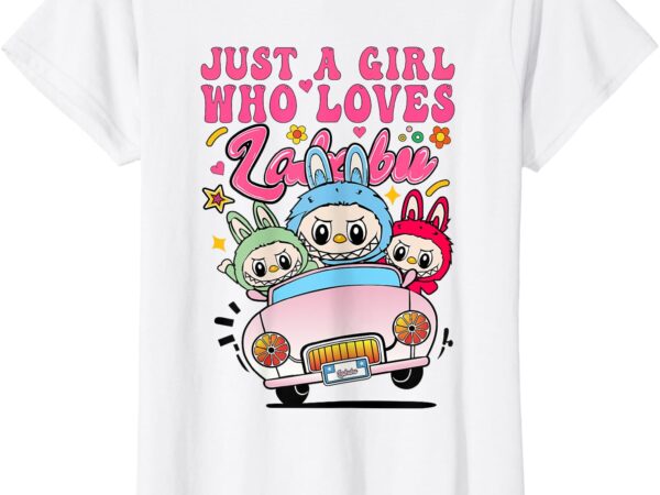 Funny labubu just a girl who loves labubu the monsters women t-shirt