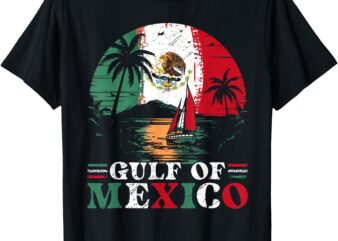 Golfo de México Retro Gulf of Mexico T-Shirt