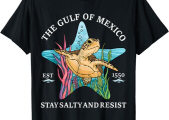 Gulf of mexico turtle salty resist T-Shirt