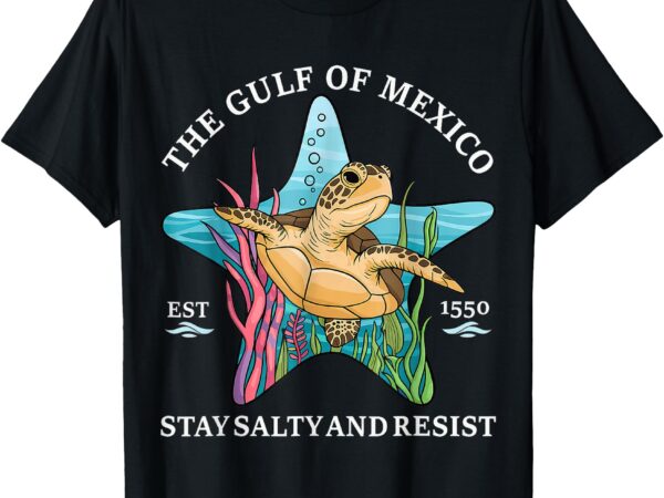 Gulf of mexico turtle salty resist t-shirt