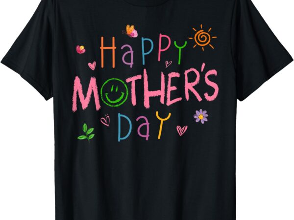 Happy mothers day shirt for toddler baby kids saying for mom t-shirt