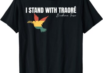 I Stand With Burkina Faso-Ibrahim Traoré T-Shirt