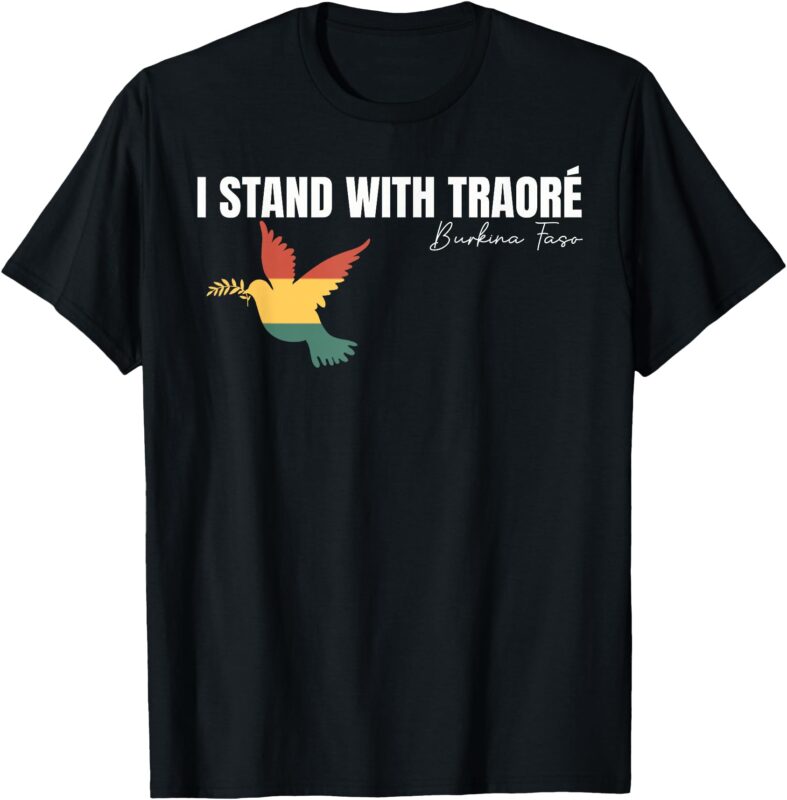 I Stand With Burkina Faso-Ibrahim Traoré T-Shirt