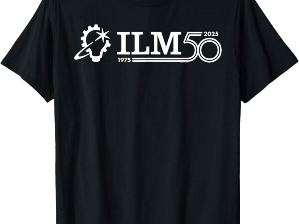 Industrial light & magic ilm 50th anniversary logo t-shirt