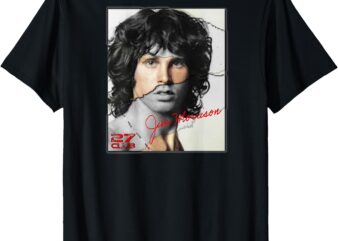 Jim Morrison_003_Back Printed T-Shirt