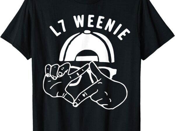 L7 weenie baseball softball season apparel t-shirt