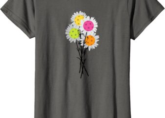 Mother’s Day Pickleball Flower Bouquet Spring Valentine’s T-Shirt