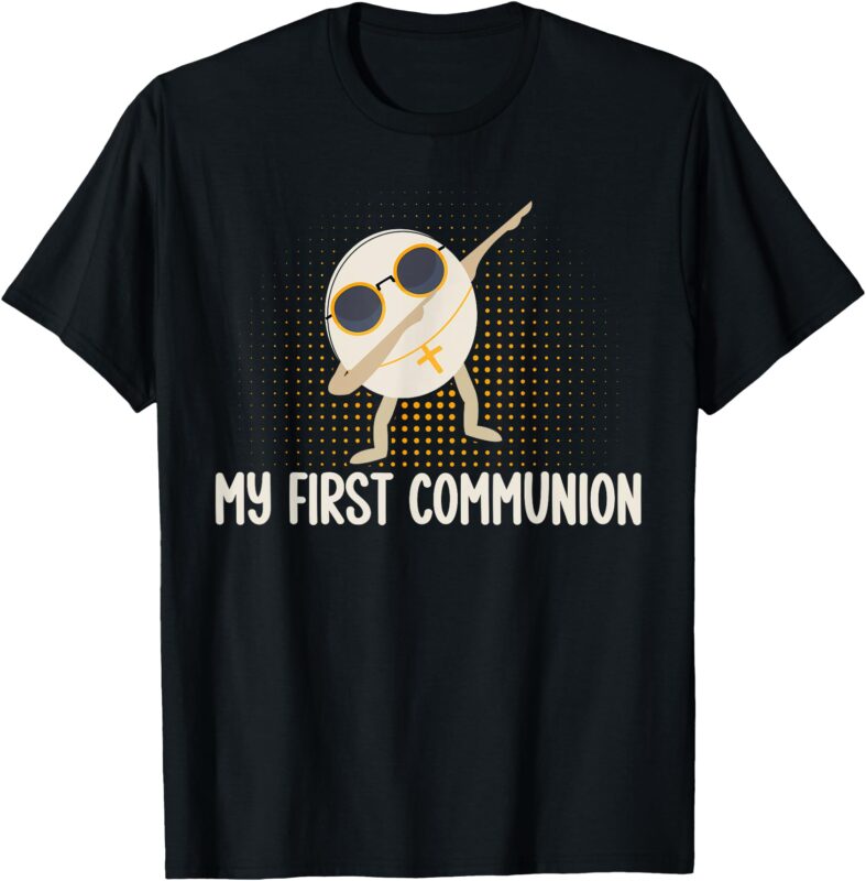 My First Communion Dabbing Wafer 1st Communion T-Shirt