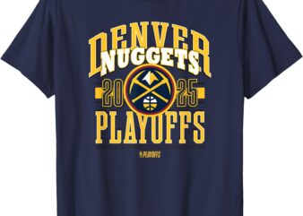 NBA Official Denver Nuggets 2025 Playoffs Showtime T-Shirt