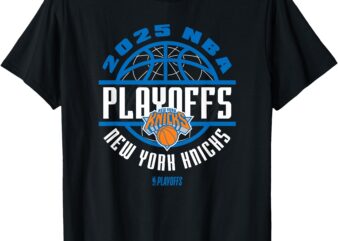 NBA Official New York Knicks 2025 Playoffs Game Time T-Shirt