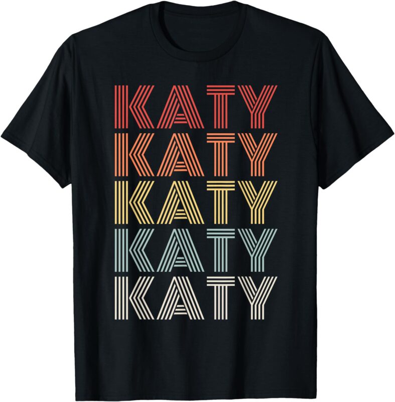 Personalized Name Katy I Love Katy Vintage T-Shirt
