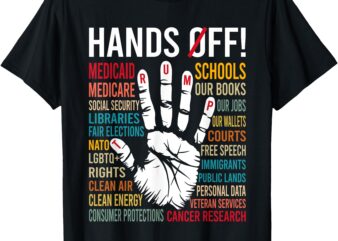 Resist Hands Off Protest T-Shirt