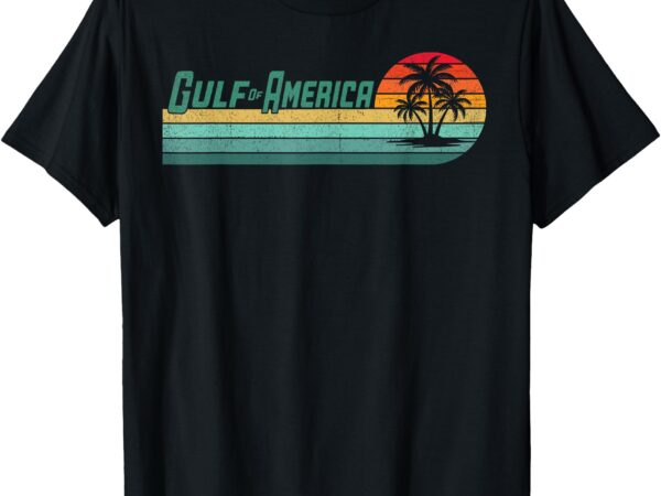 Retro vintage gulf of us america 2025 t-shirt
