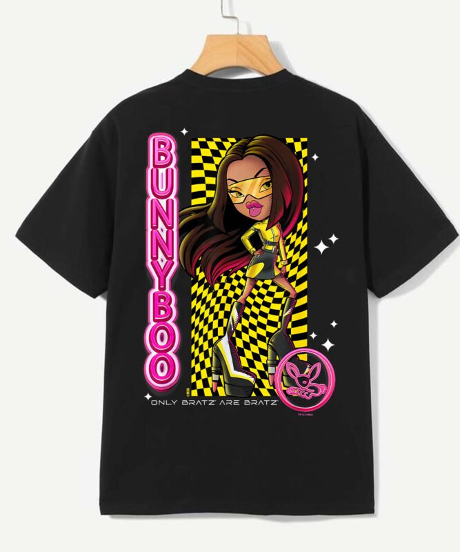 Bratz Bunny Boo Only Bratz Are Bratz Sasha Vintage Poster T-Shirt Design