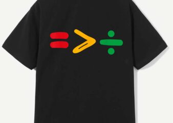 Juneteenth equality is greater than division afro men women t-shirt design