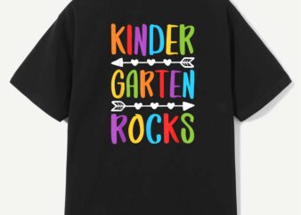 Kindergarten Rocks Shirt Back To School Boy Girl Teacher T-Shirt design