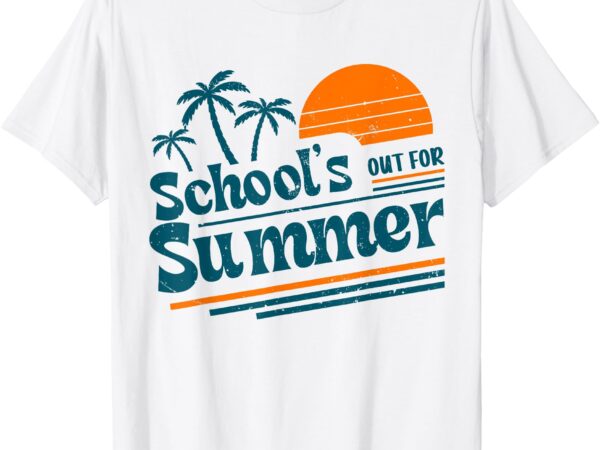 School’s out for summer teacher boy kids last day of school t-shirt
