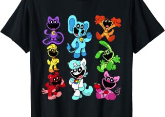 Smiling Animals Plush Critters Costume Funny Animals Girls T-Shirt