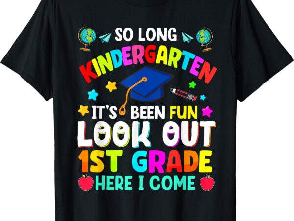 So long kindergarten graduation grad teacher kid boy girl t-shirt