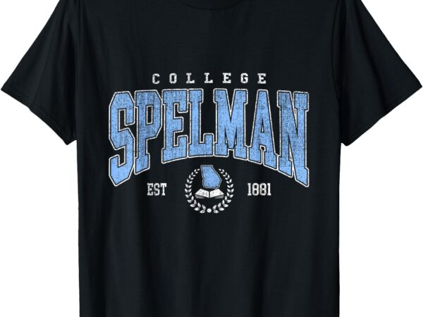 Spelman arch athletic vintage sports tee men women t-shirt