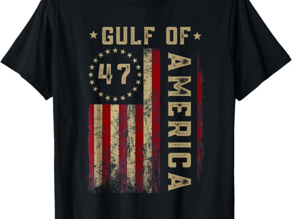 Gulf of america t -shirt t shirt design template