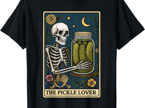 The pickle lover tarot card t-shirt