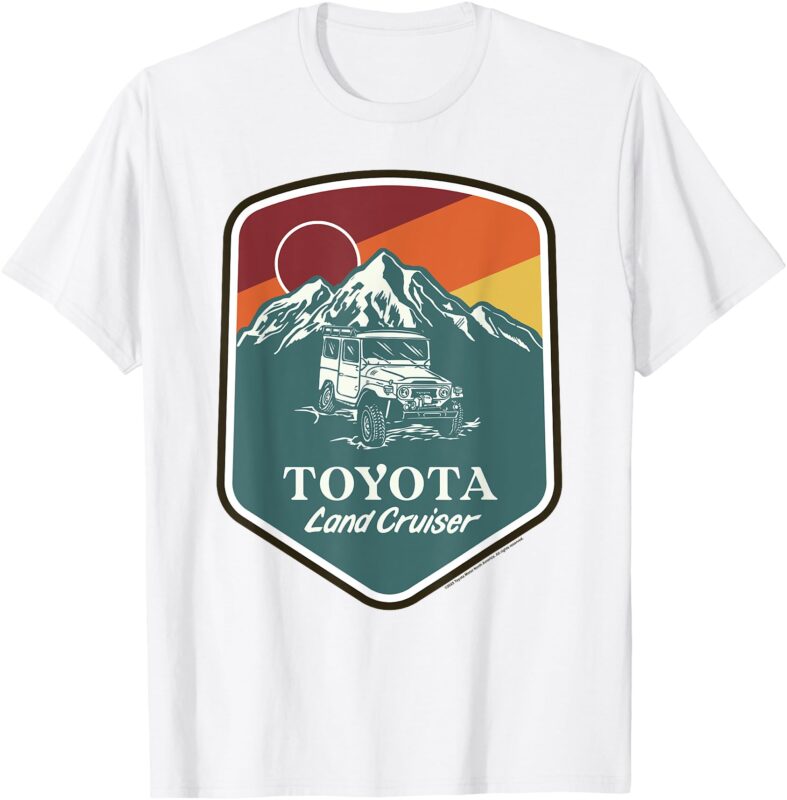 Toyota Iconic Land Cruiser Vintage Big Chest Poster T-Shirt