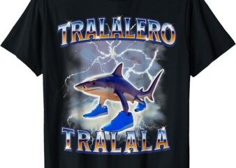 Tralalero Tralala Shark Meme Bootle T-Shirt