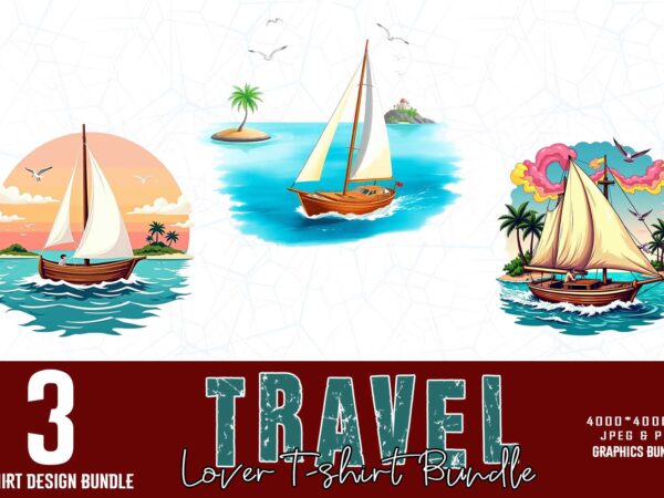 Trendy retro travel lover t-shirt design bundle of 03 designs – download instantly retro vintage tee Trendy retro travel lover t-shirt design bundle of 03 designs – download instantly retro vintage tee