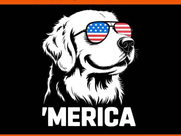 Patriotic labrador retriever dog merica us flag 4th of july png, labrador retriever dog 4th of july png t shirt illustration