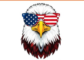American Flag Patriotic Eagle 4th of July PNG, Eagle 4th of July PNG, Eagle Patriotic PNG
