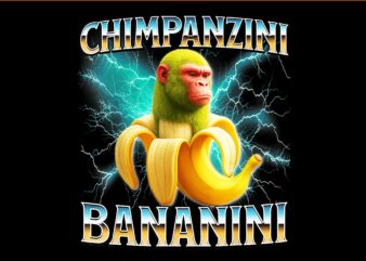 Chimpanzini bananini funny italian brainrot png, chimpanzini bananini png