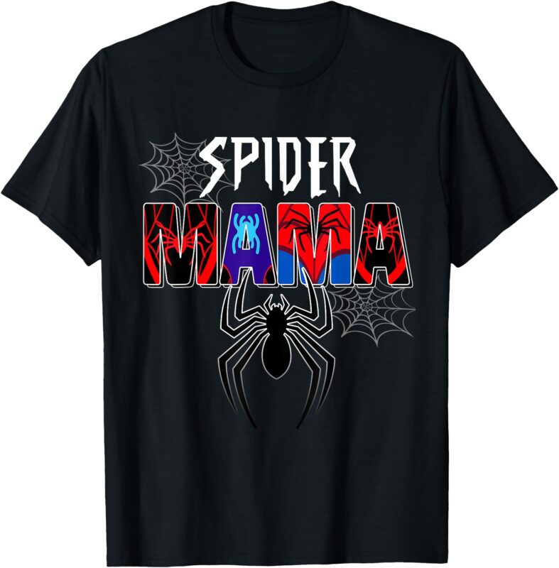 Women Spider Mama Mother’s Day Matching Family Birthday Boy T-Shirt