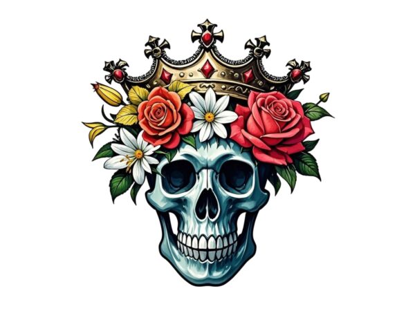 Vintage punk skull lover t-shirt design – download instantly retro vintage illustration Vintage punk skull lover t-shirt design – download instantly retro vintage illustration