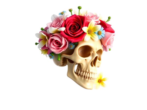 Trendy retro punk skull t-shirt design – download instantly retro vintage tee