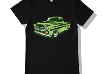 Green Vintage Car