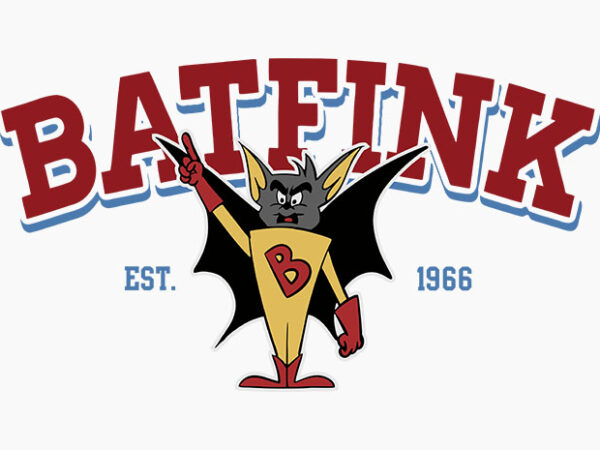 Batfink t shirt template