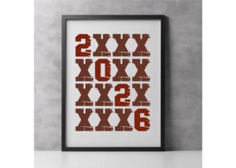 Trendy 2026 Year Shirt Design, 2026 shirt, 2026 t-shirt design, new year 2026, future year tee, minimalist 2026 design, upcoming year shirt