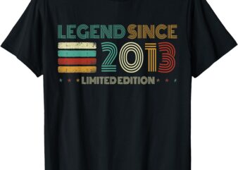 12 Years Old Legend Since 2013 12th Birthday T-Shirt