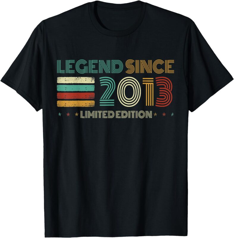 12 Years Old Legend Since 2013 12th Birthday T-Shirt
