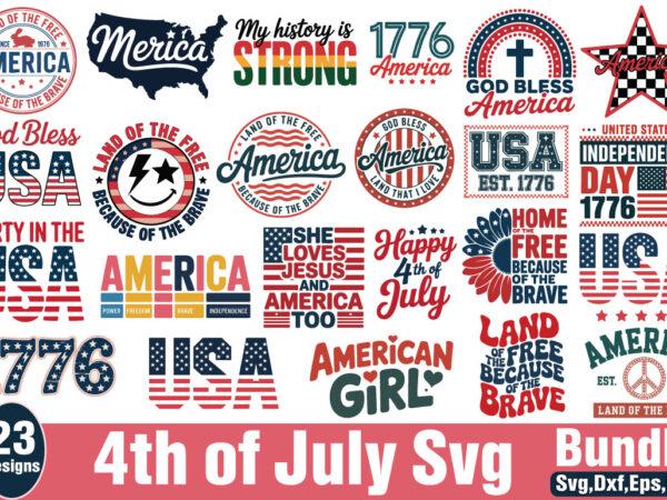 4th of july t-shirt bundle 4th of july svg bundle