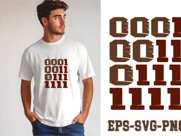 Binary code minimalist shirt design, binary code shirt, minimalist design tee, coder t-shirt, programmer shirt, tech lover shirt