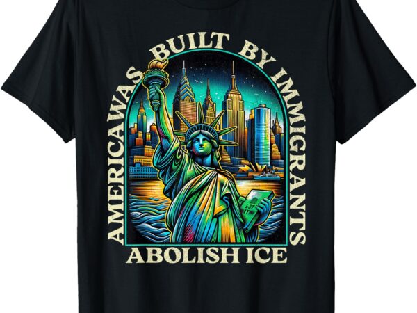 Abolish ice protest resist support immigrants no kings 2.0 t-shirt