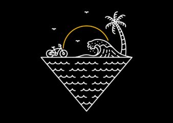 Cycling to the Waves