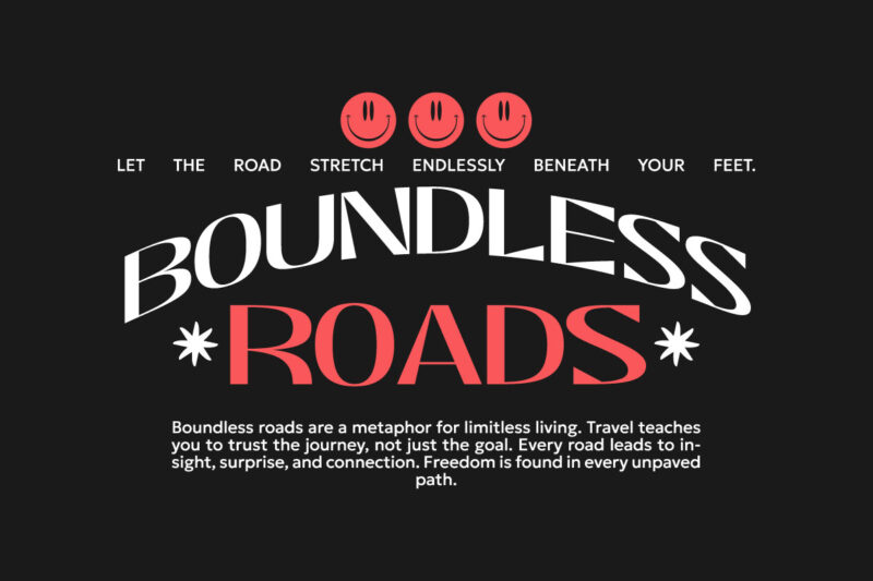 Minimal Urban Typography T-shirt Designs Bundle Vol. 7